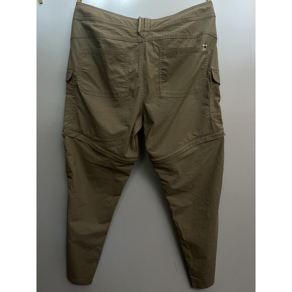 The North Face Paramount Valley Convertible Pants Womens 12 Short Brown Roll Up - Picture 5 of 6